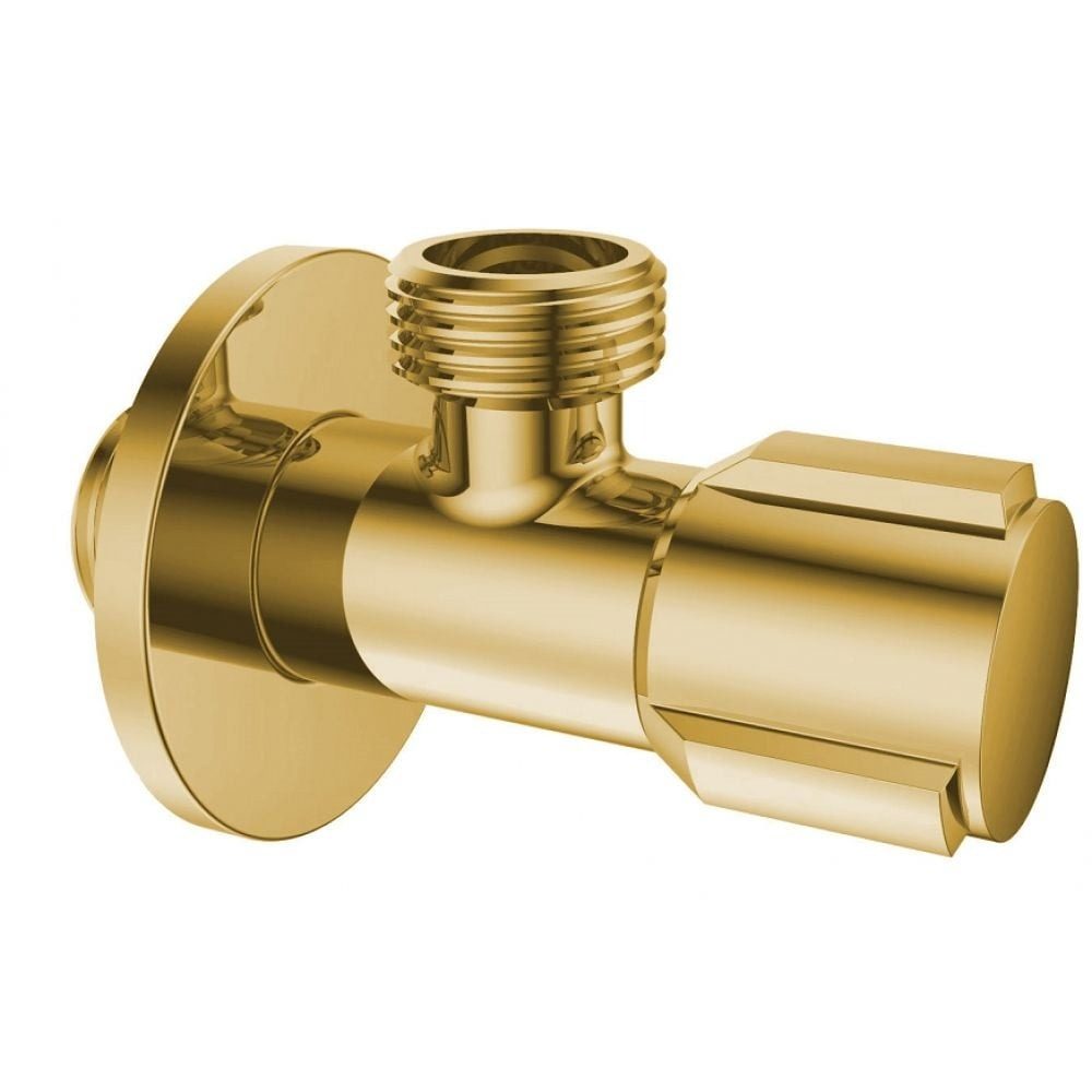 angle valve gold